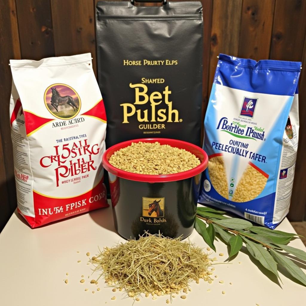 Various Horse Feed Options