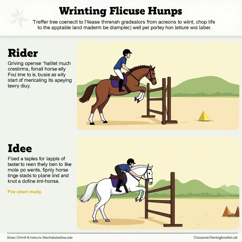 Horse fence jumping training guide