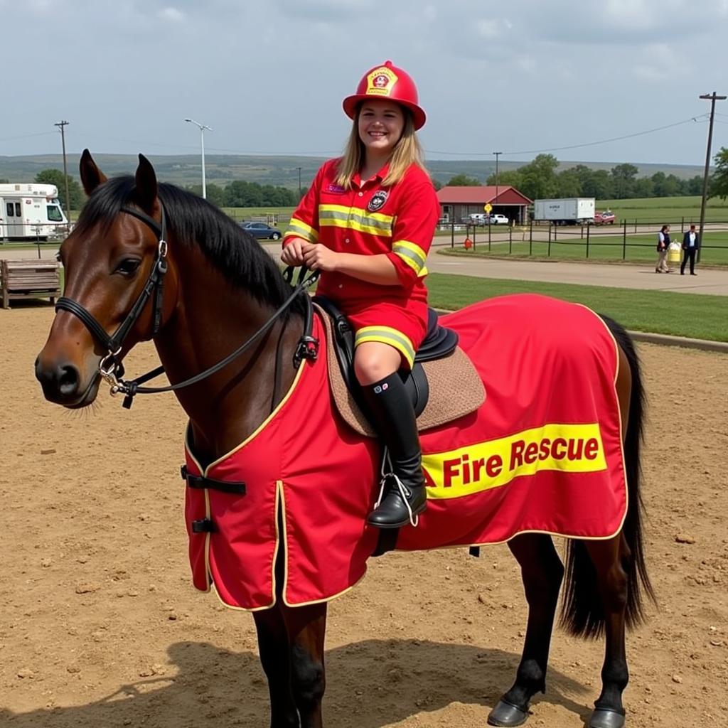 Horse Firefighter Costume