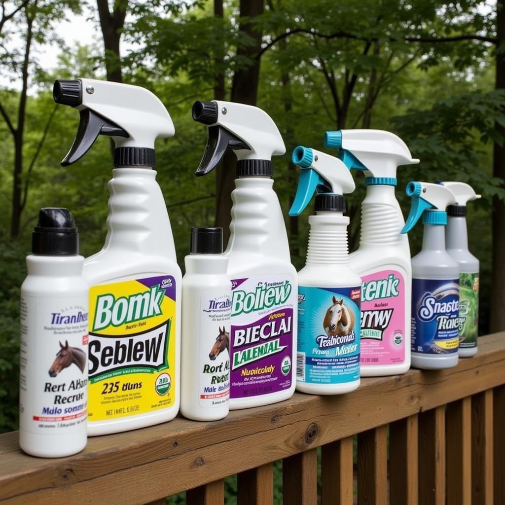 Comparing Horse Fly Sprays