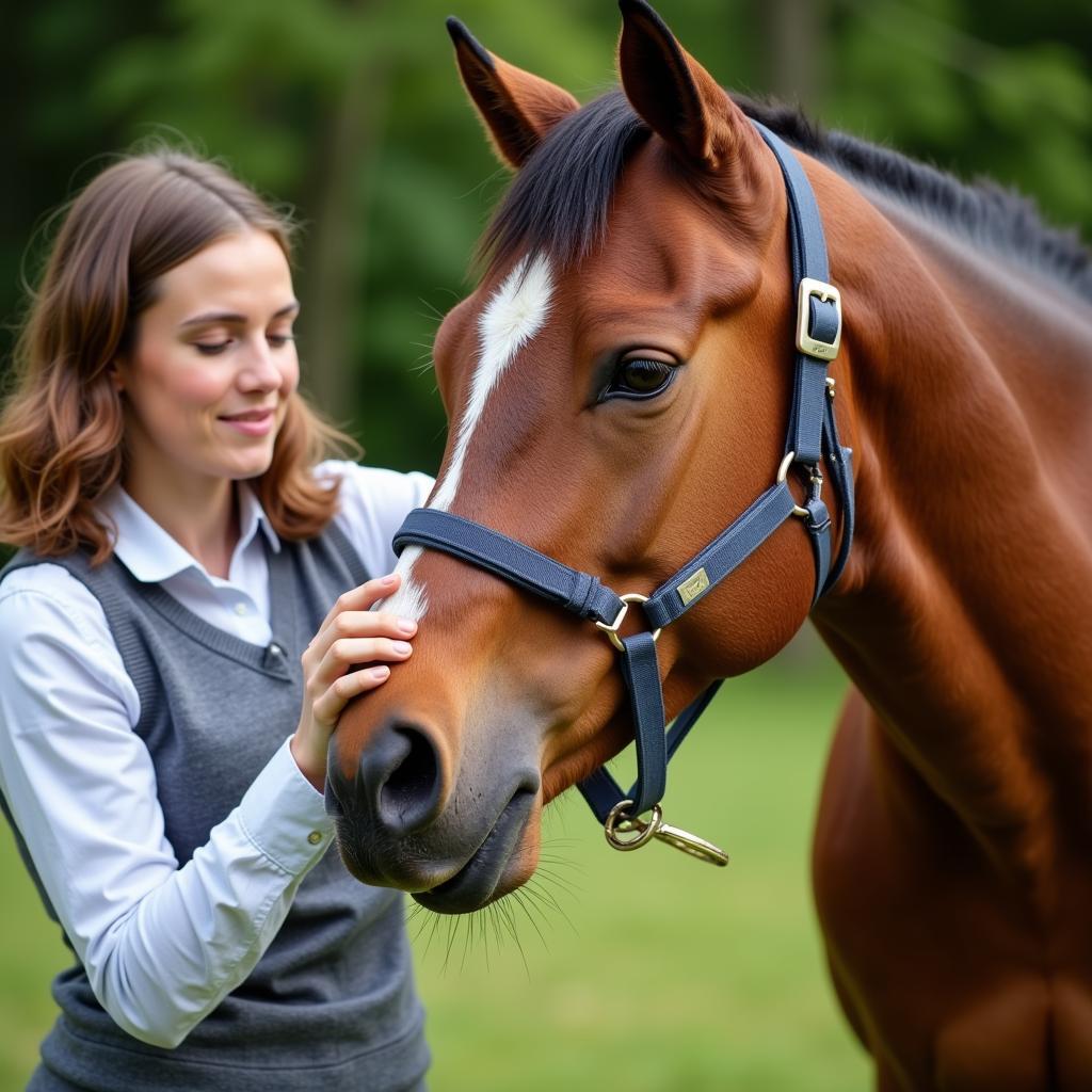 Horse Getting Dewormed