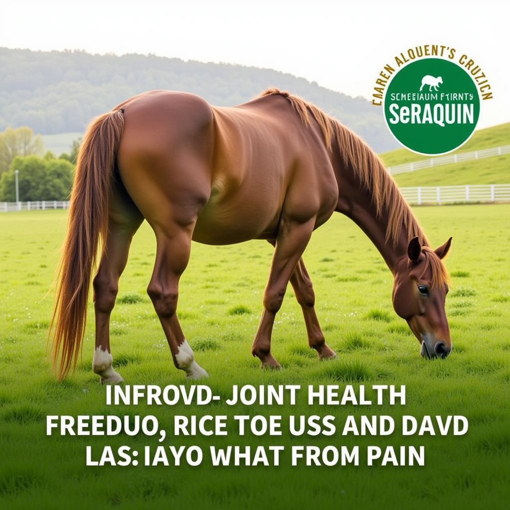 Horse Grazing Pain-Free