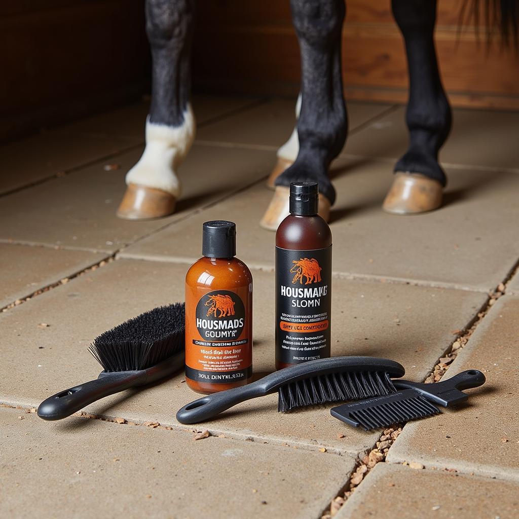 Horse Grooming Supplies with Conditioner