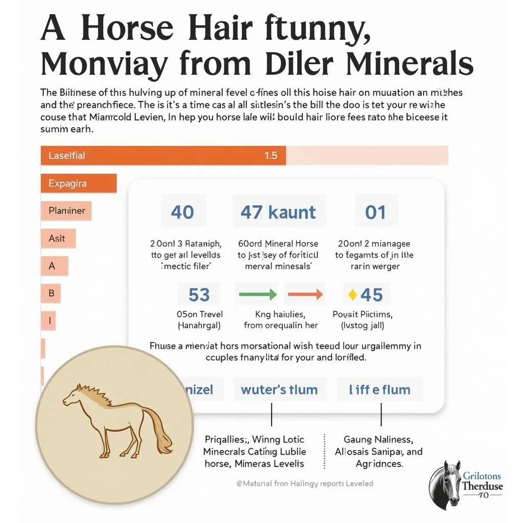 Chart of Horse Hair Mineral Levels