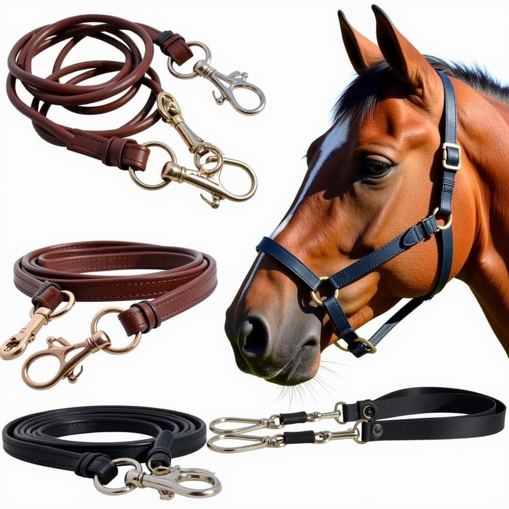 Types of Horse Halters and Lead Ropes