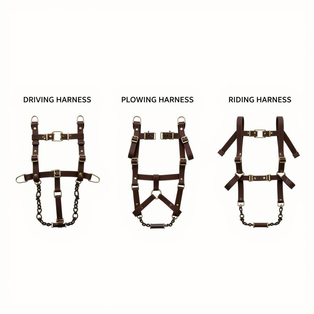 Different Horse Harness Types