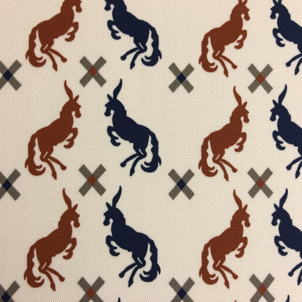 Horse-Themed Fabric