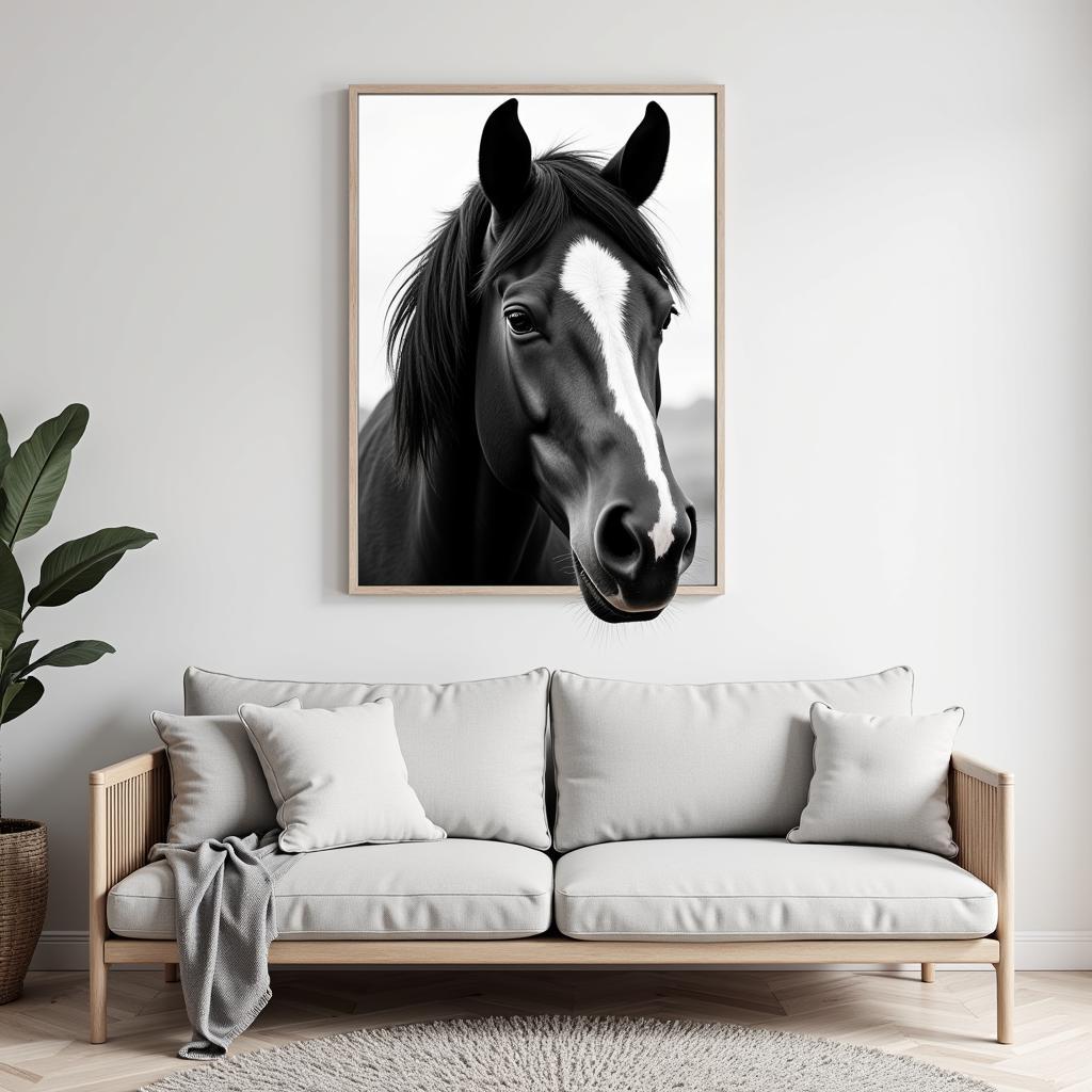 Horse Head Print