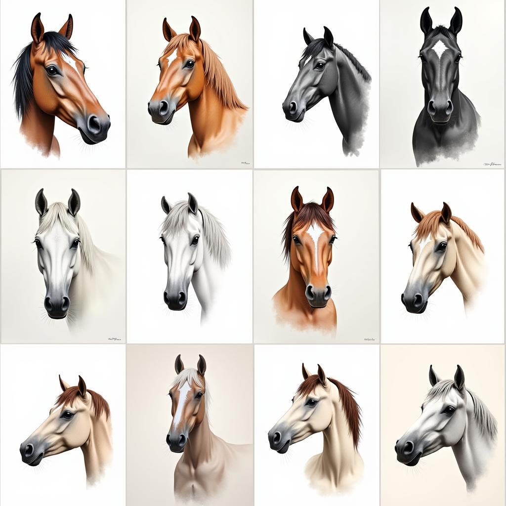 Horse Head Print Styles