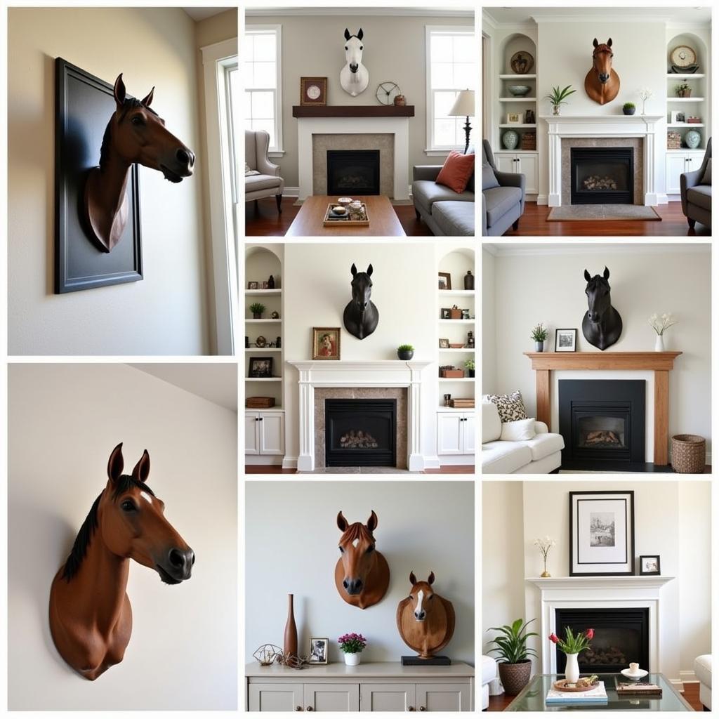 Horse Head Wall Mount Display Ideas