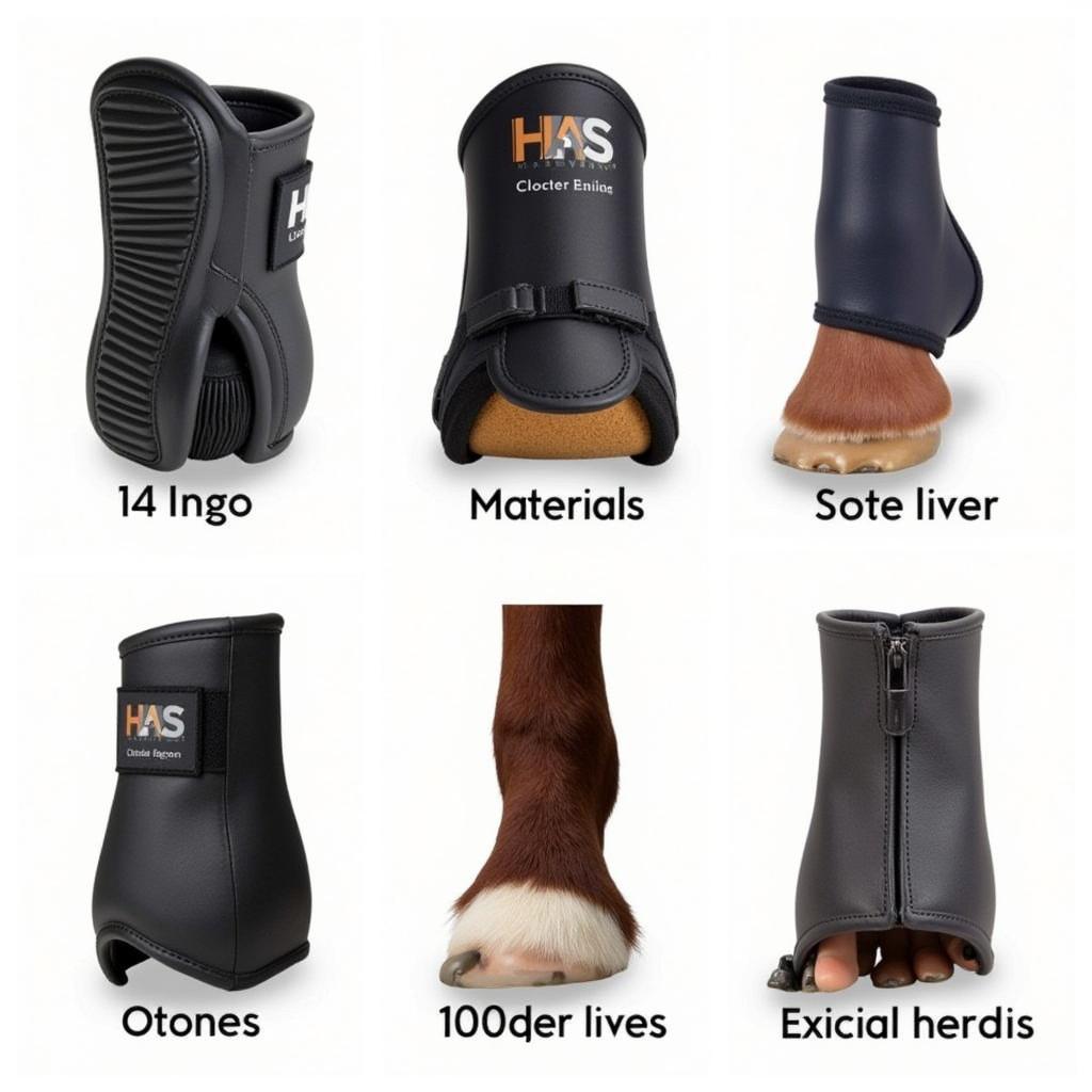 Types of Horse Hoof Boots