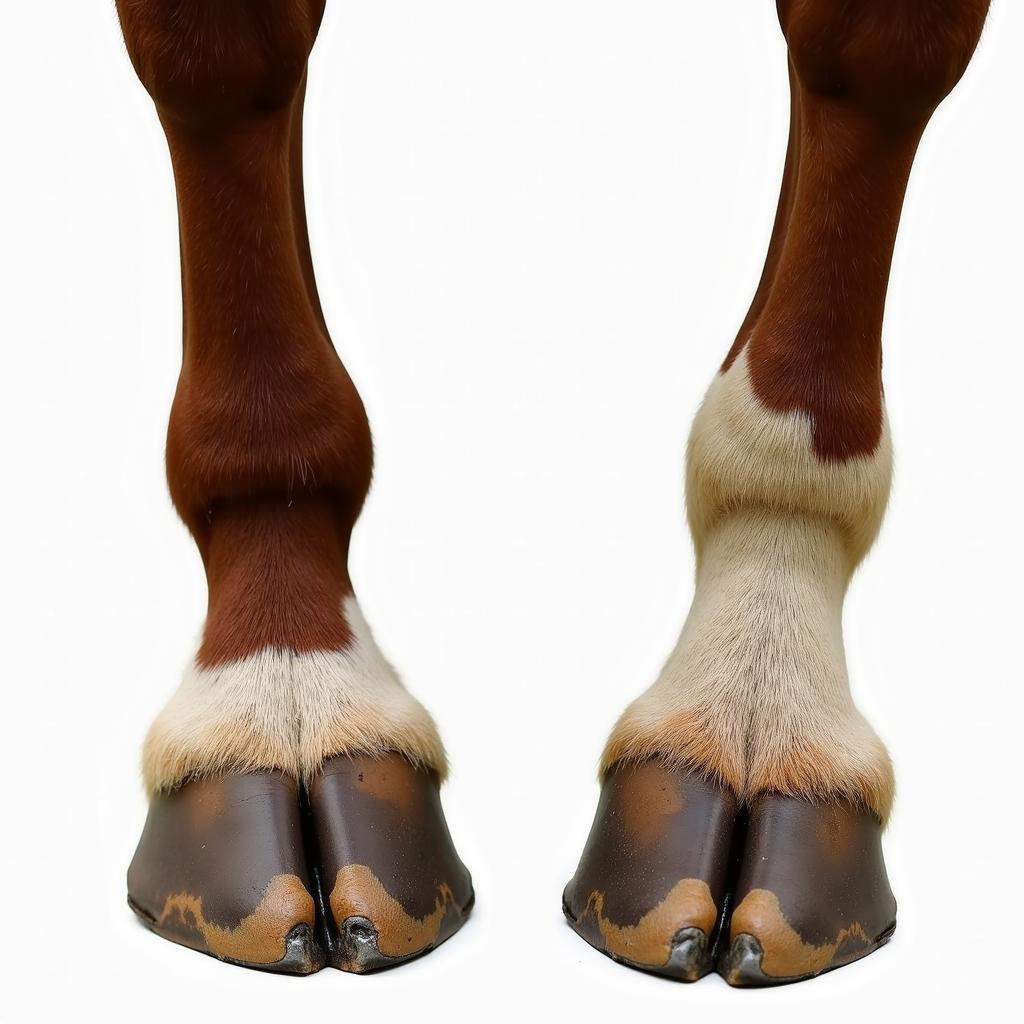 Healthy vs. Unhealthy Horse Hooves