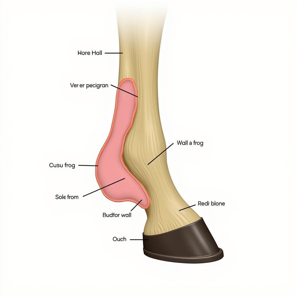 Internal Structure of a Horse's Hoof