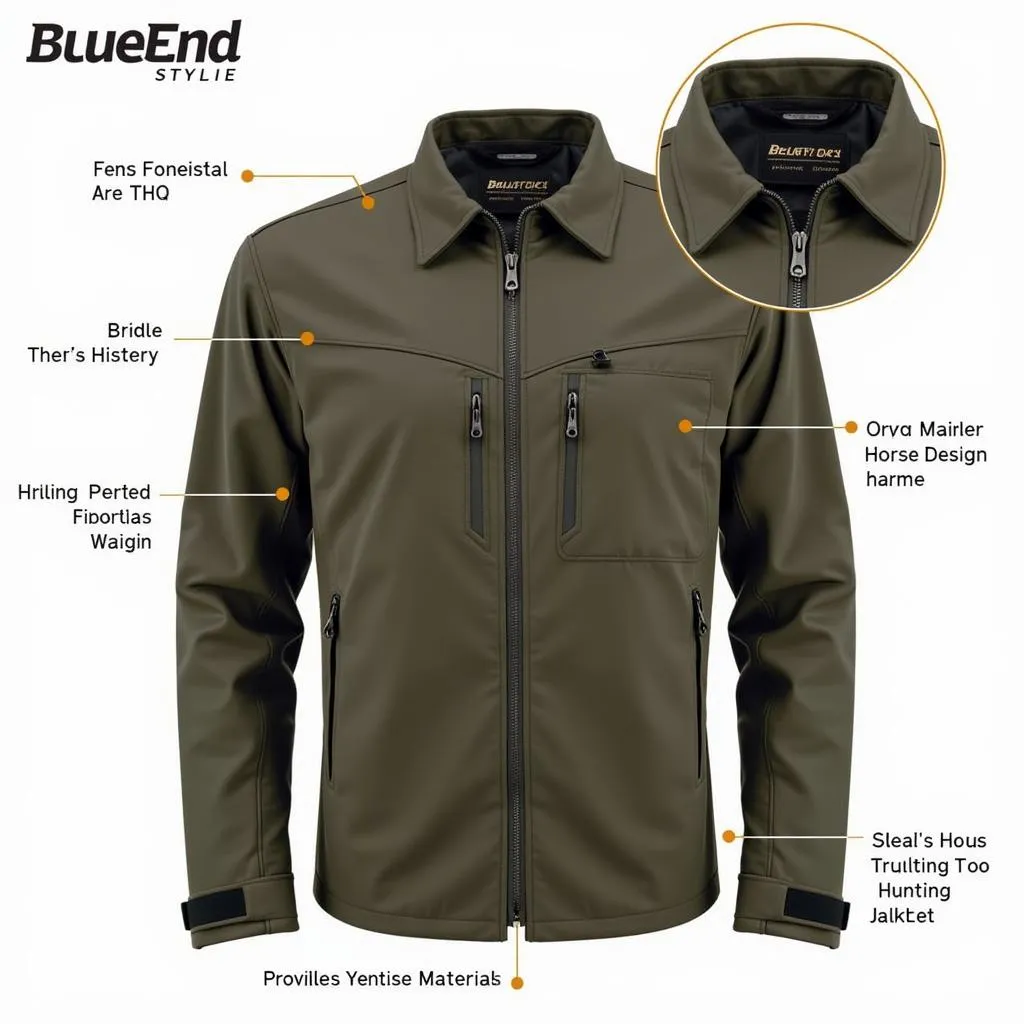 Men's horse hunting jacket with stylish design