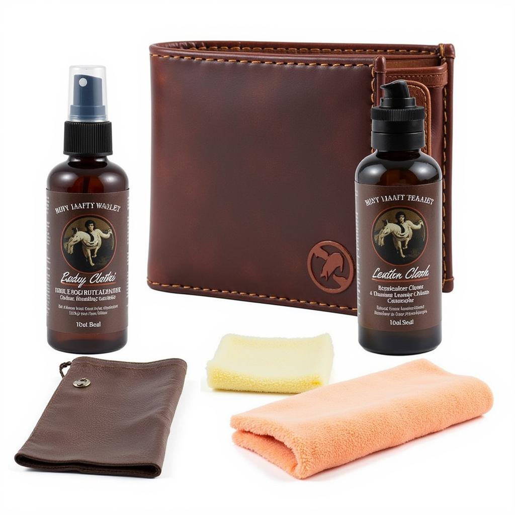 Selection of leather care products