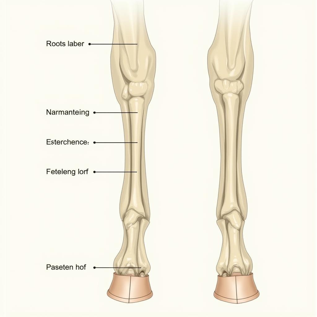 Horse Leg Bones Anatomy