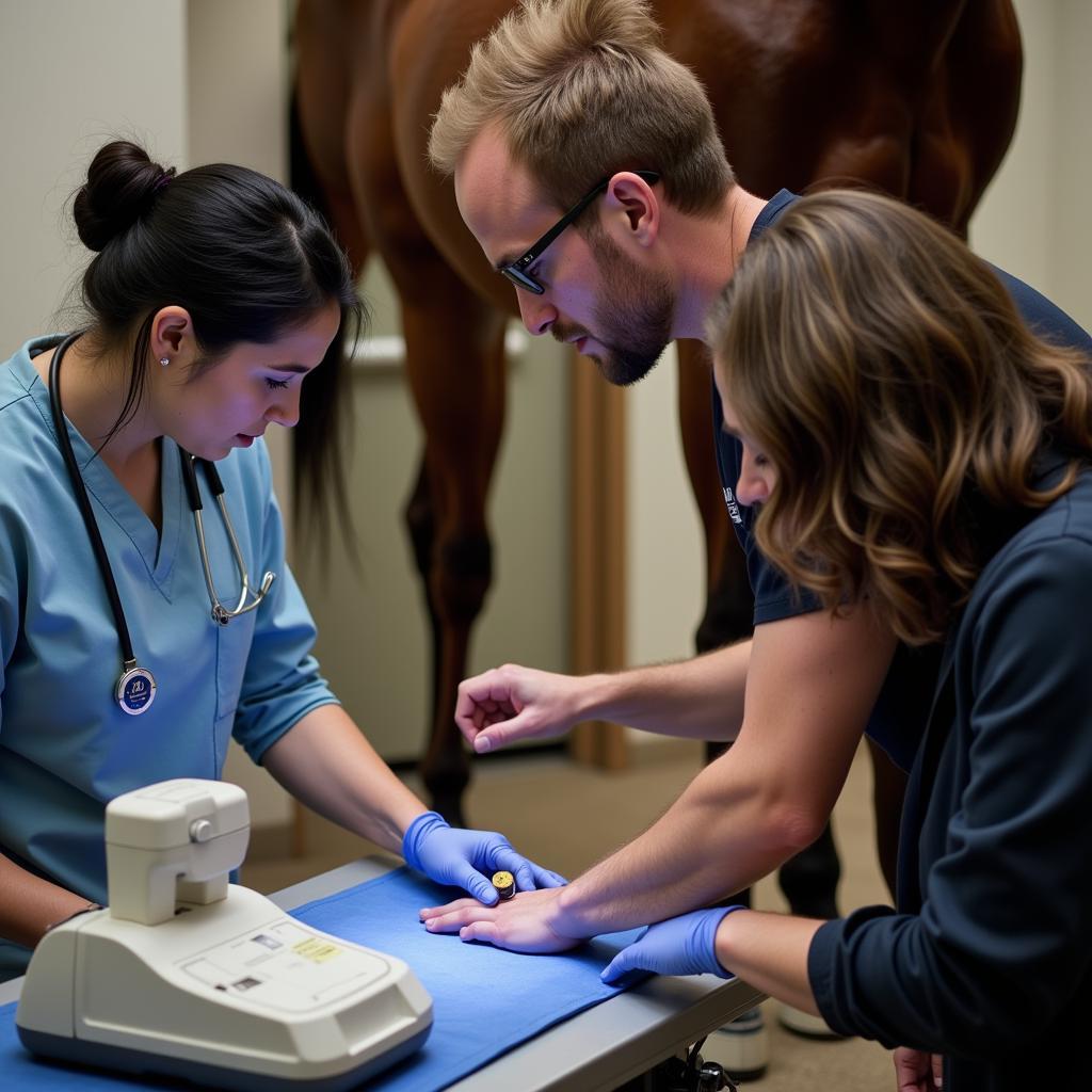 Horse Leg Ultrasound