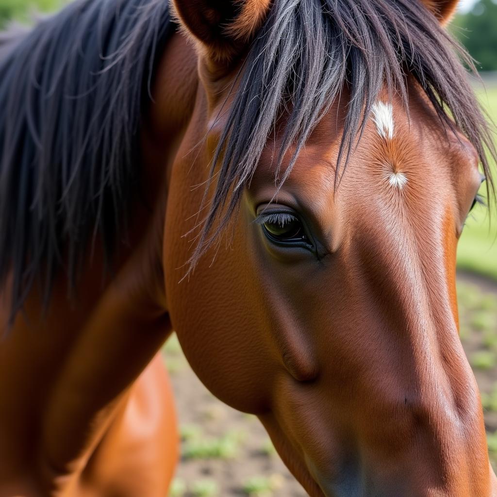 Horse Mane Close Up