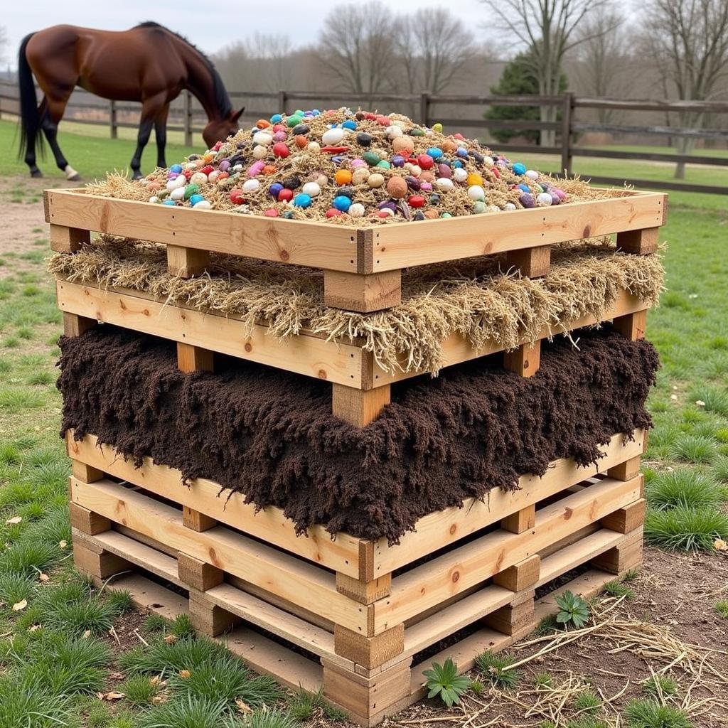 Horse Manure Composting