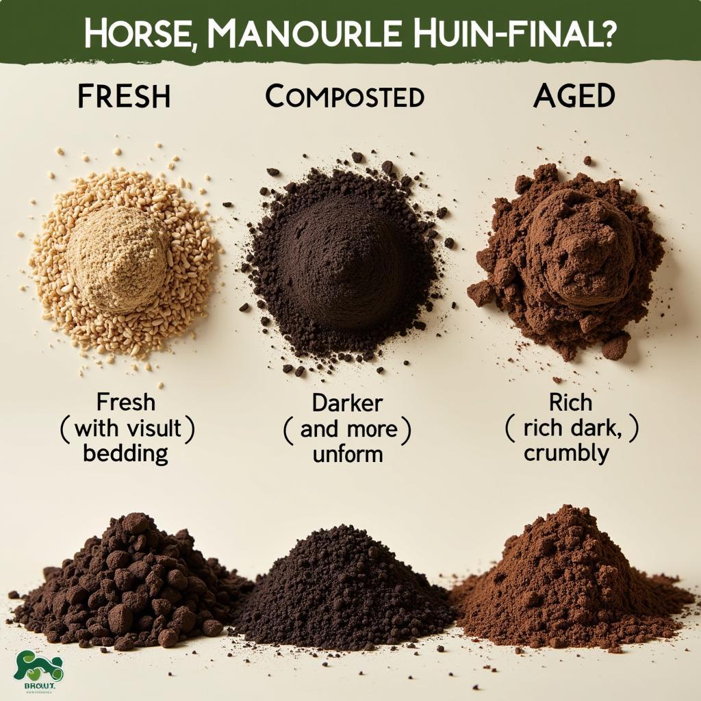 Comparing Different Types of Horse Manure