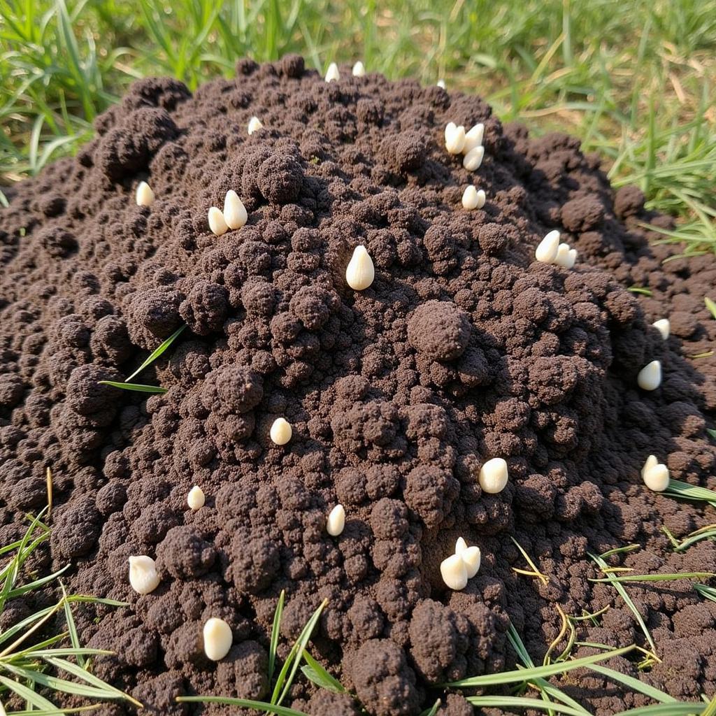 Horse Manure with Fungus