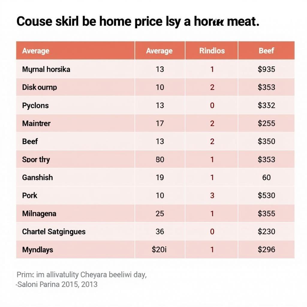 Price Comparison: Horse Meat vs. Other Meats