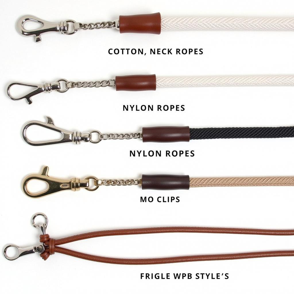 Different Types of Horse Neck Ropes