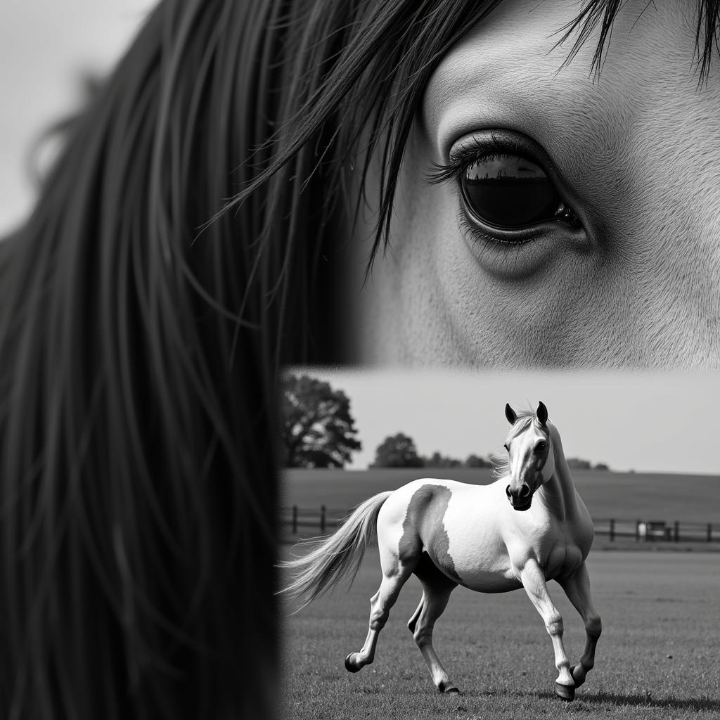 Horse Photography in Black and White