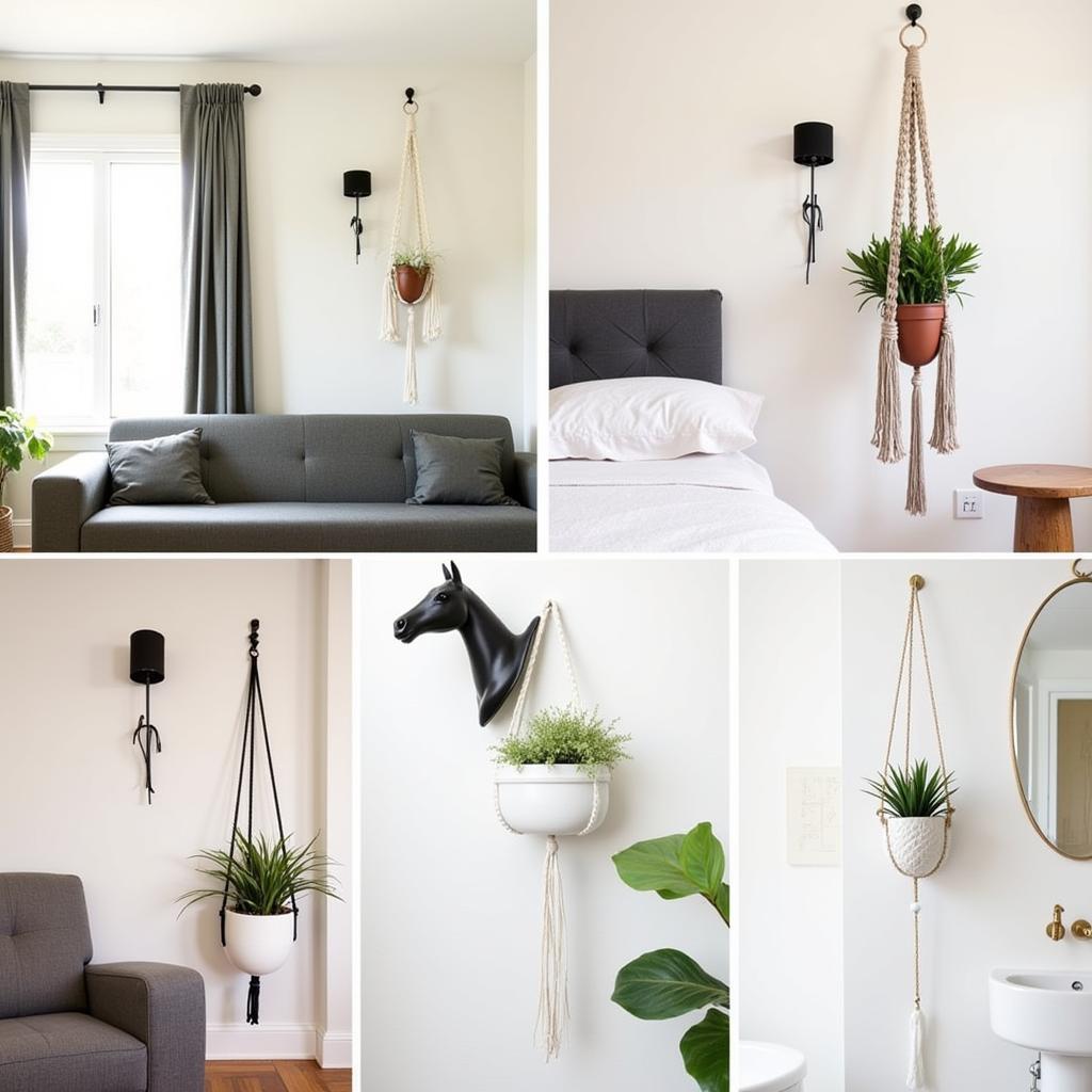 Ideas for Displaying Horse Plant Hangers in Various Rooms