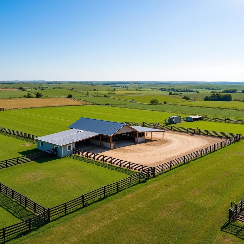 Spacious Horse Property with Lush Pastures in Kansas