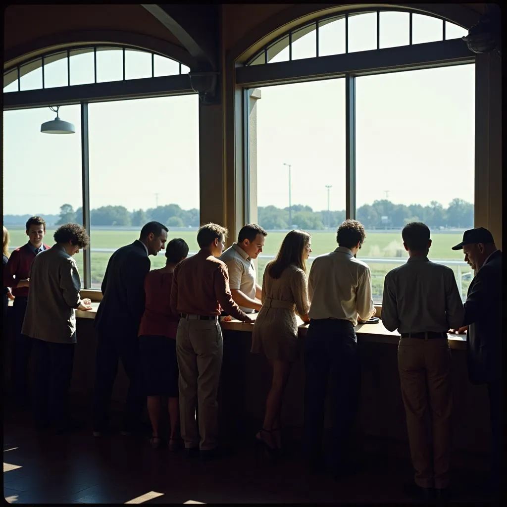 Horse Racing Betting Window Kansas City