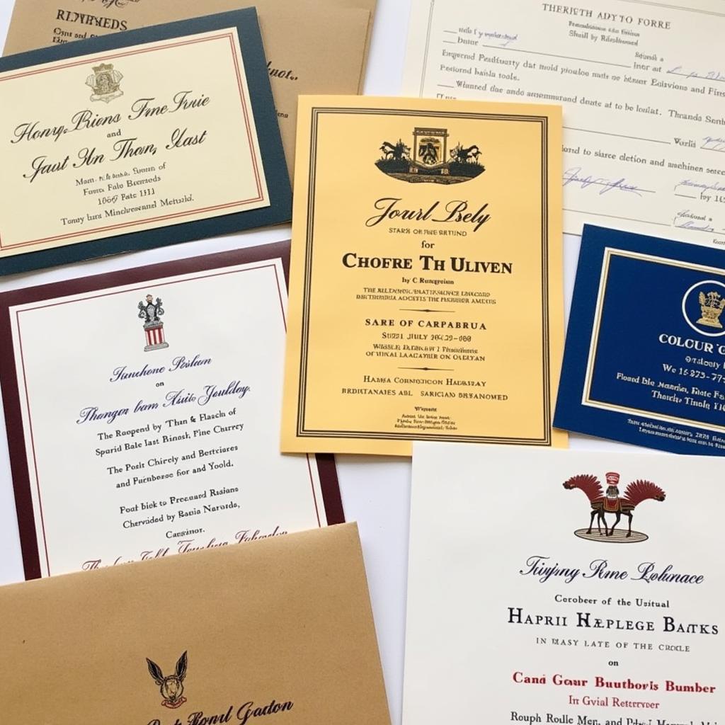 Various Types of Horse Racing Invitations