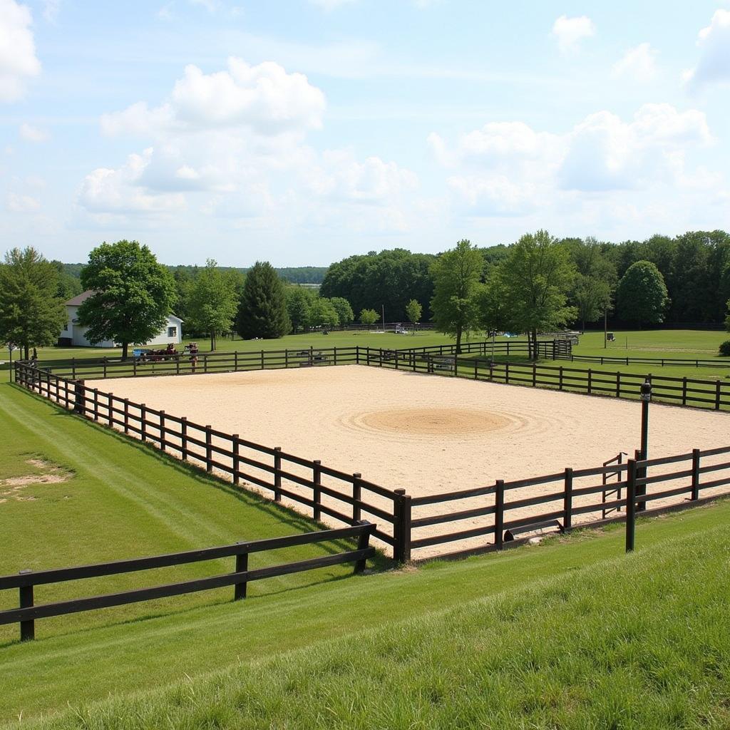 Outdoor riding arena in Grand Rapids