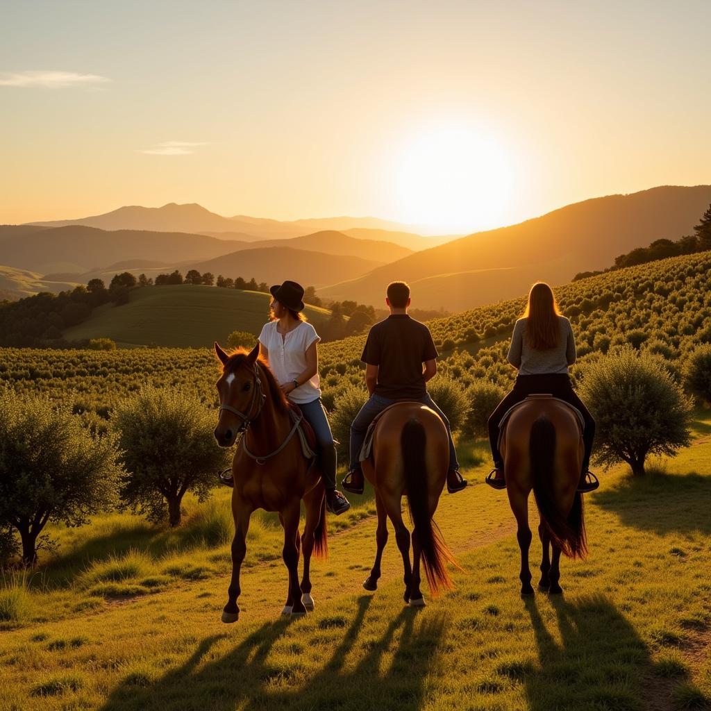 Scenic Horseback Ride in the Galilee Hills