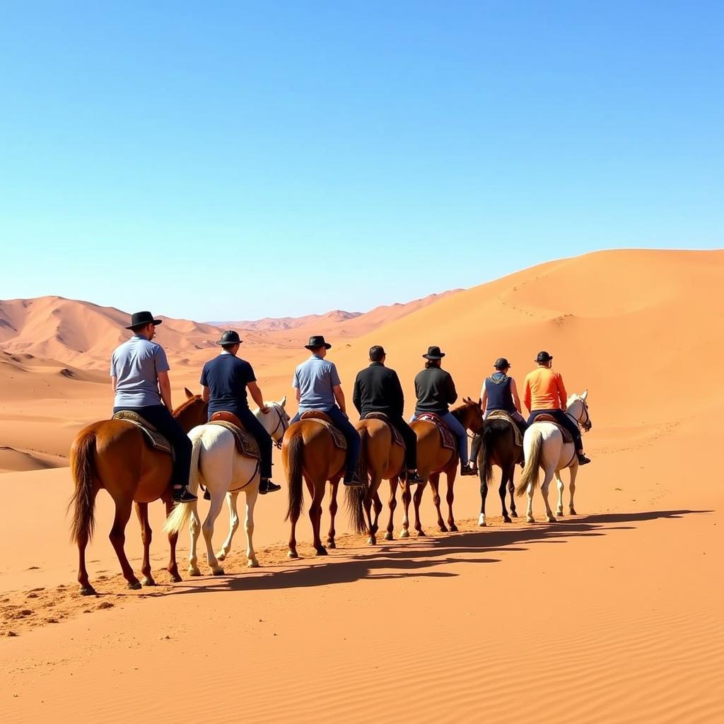 Horse Riding in the Negev Desert