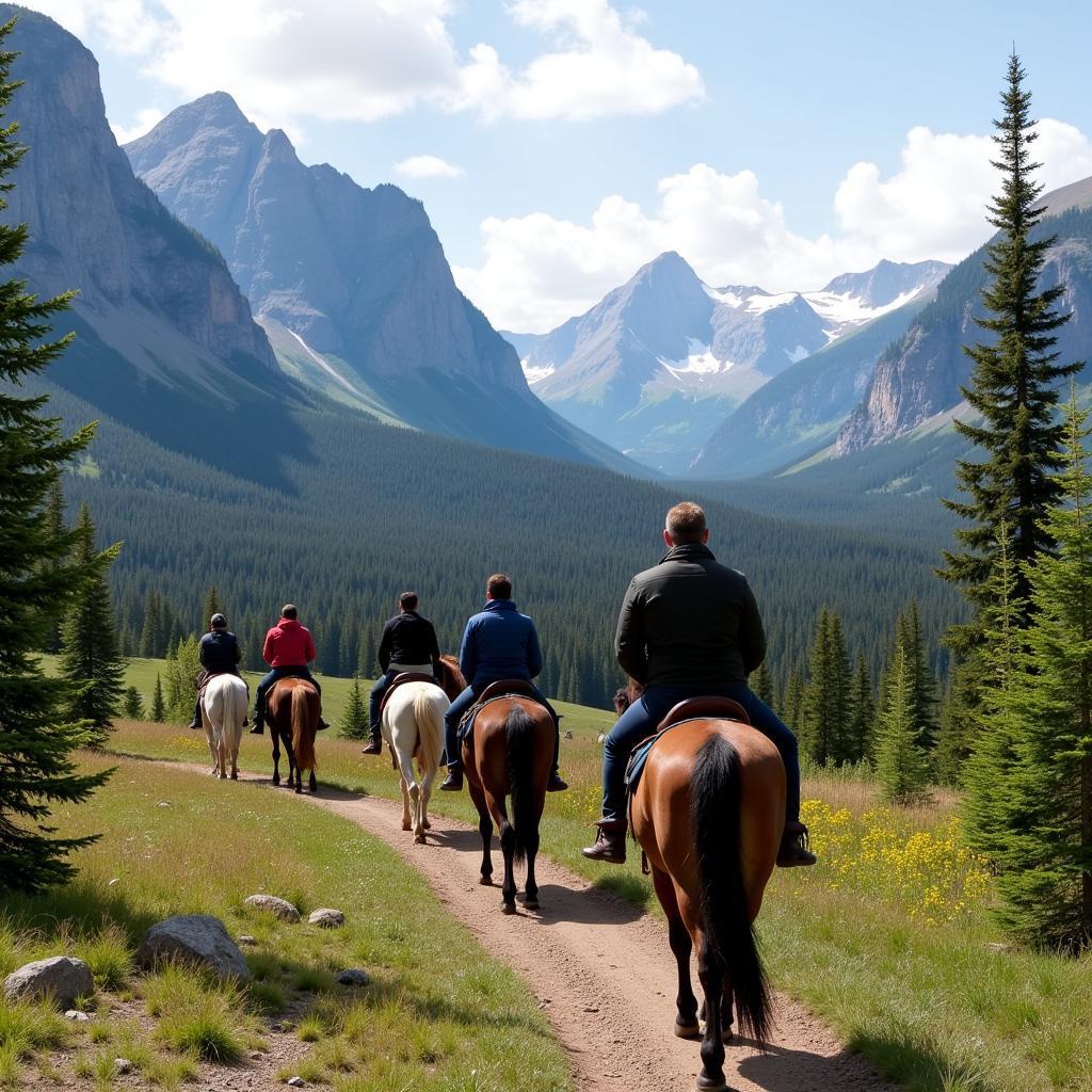 Exploring Jasper National Park on Horseback