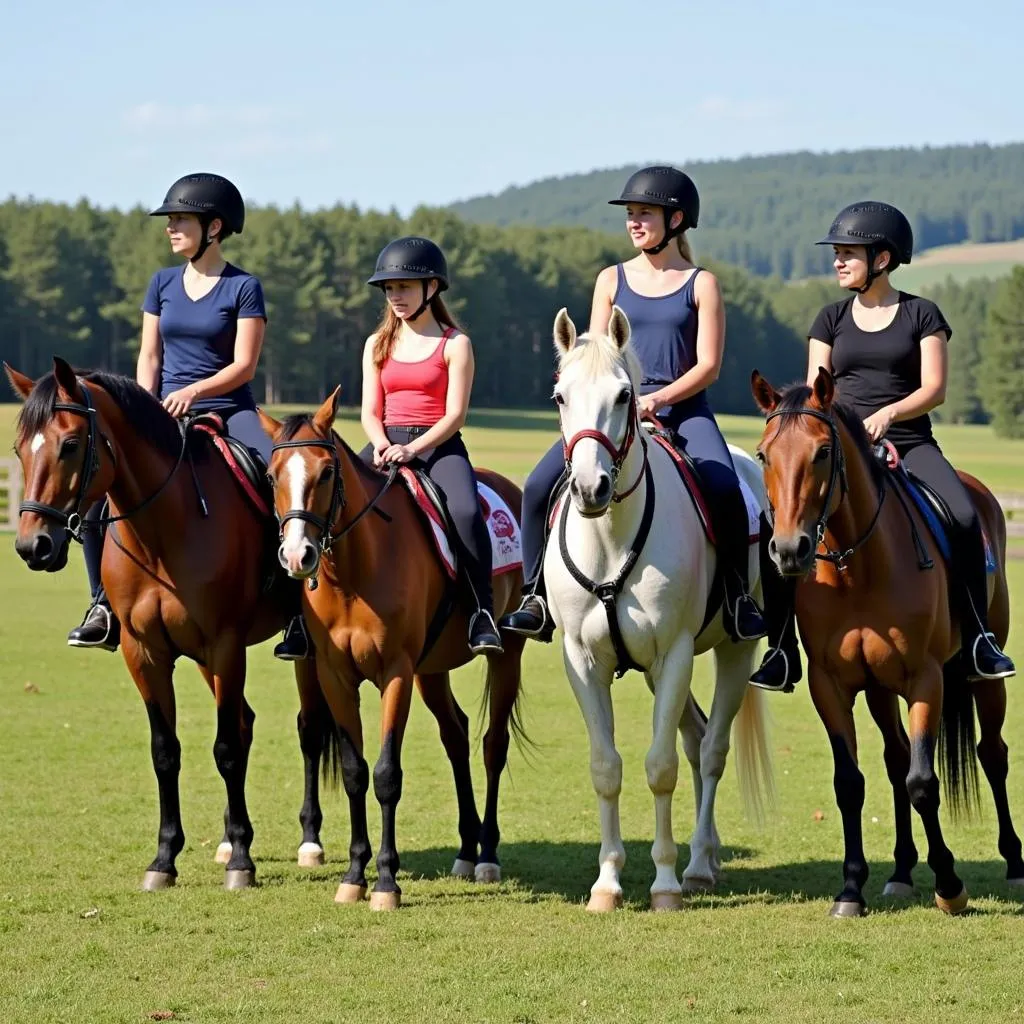 Horse riding lessons