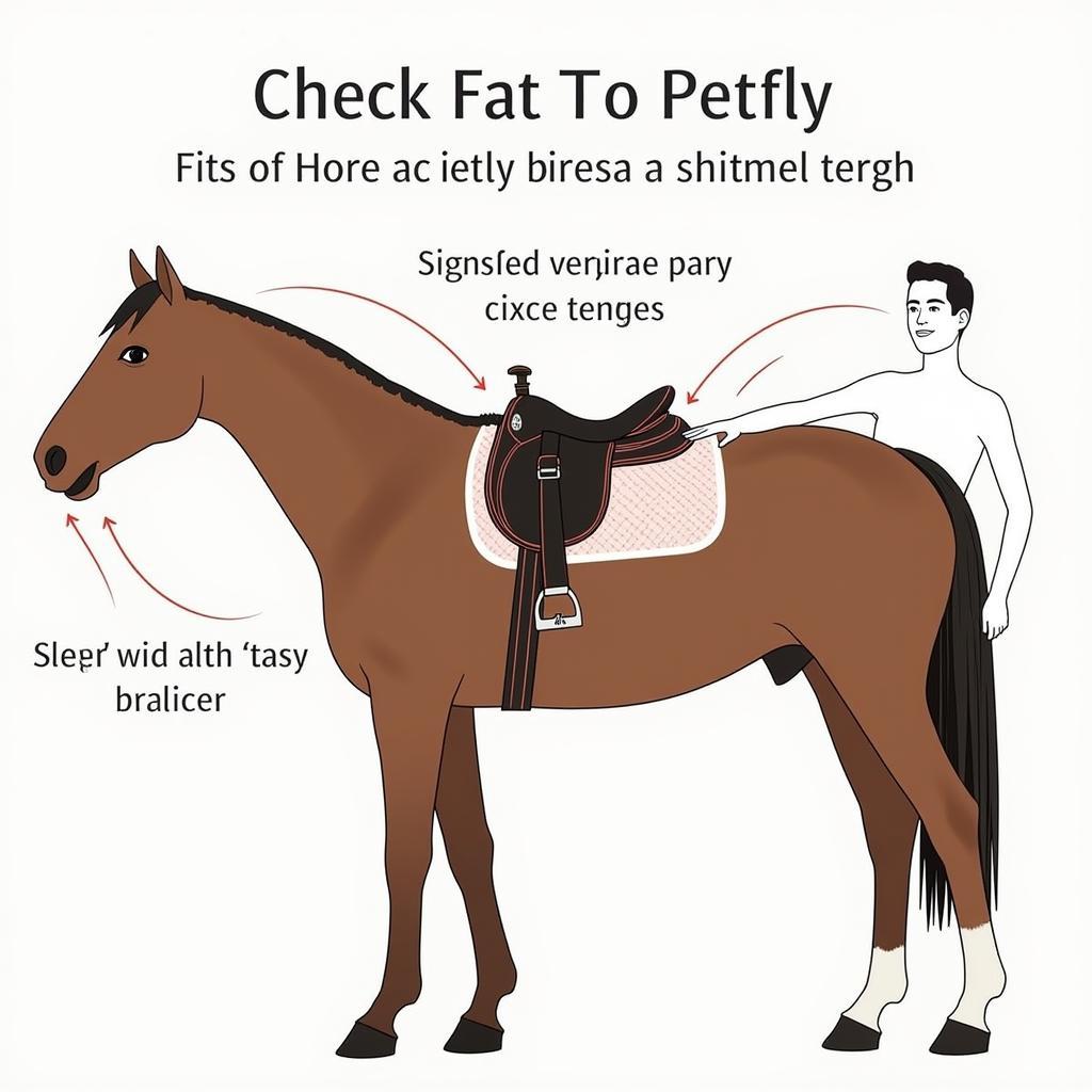 Checking Saddle Pad Fit