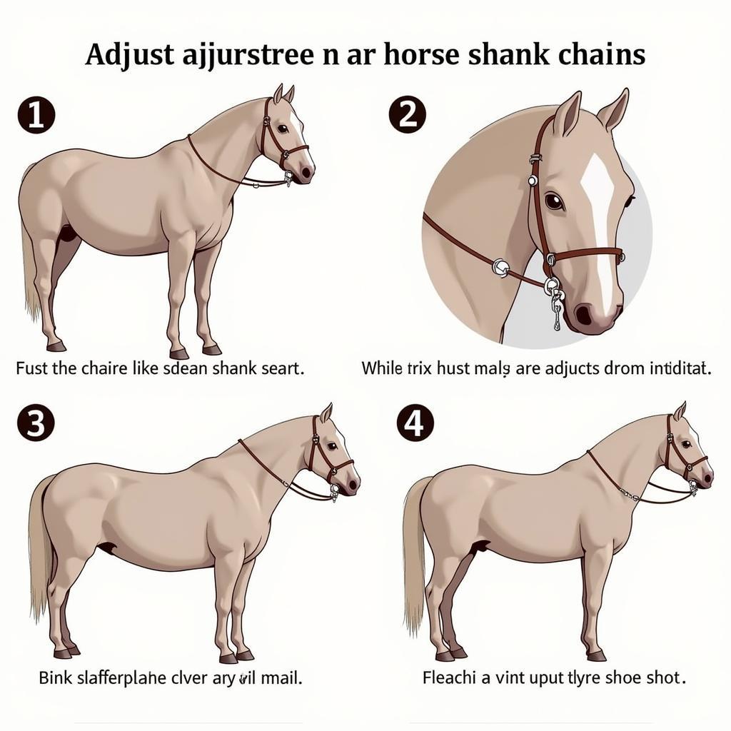 Adjusting a Horse Shank Chain Properly