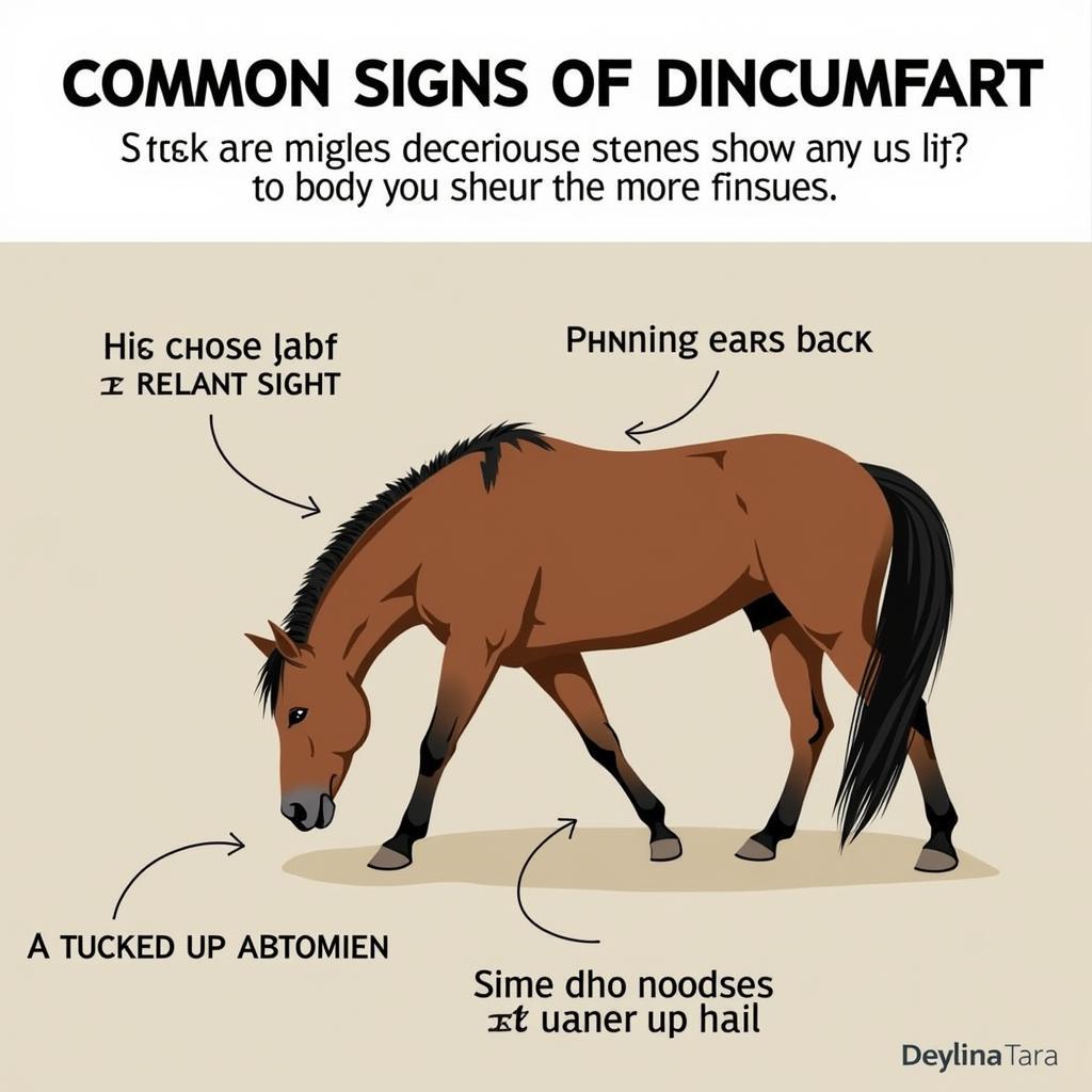 Horse Showing Signs of Discomfort