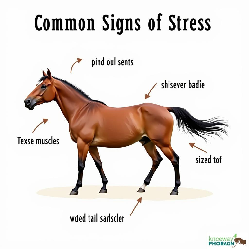 Horse Showing Signs of Stress