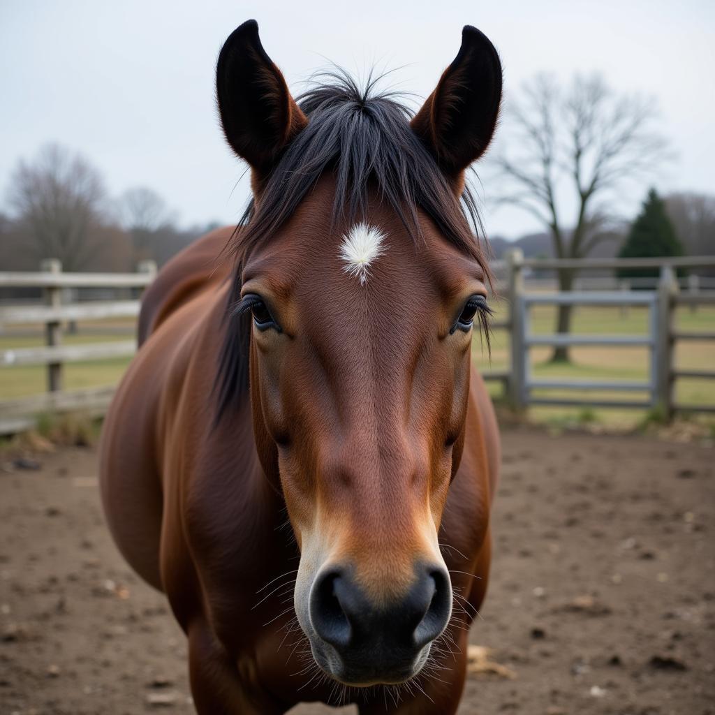 Horse Showing Signs of Ulcers