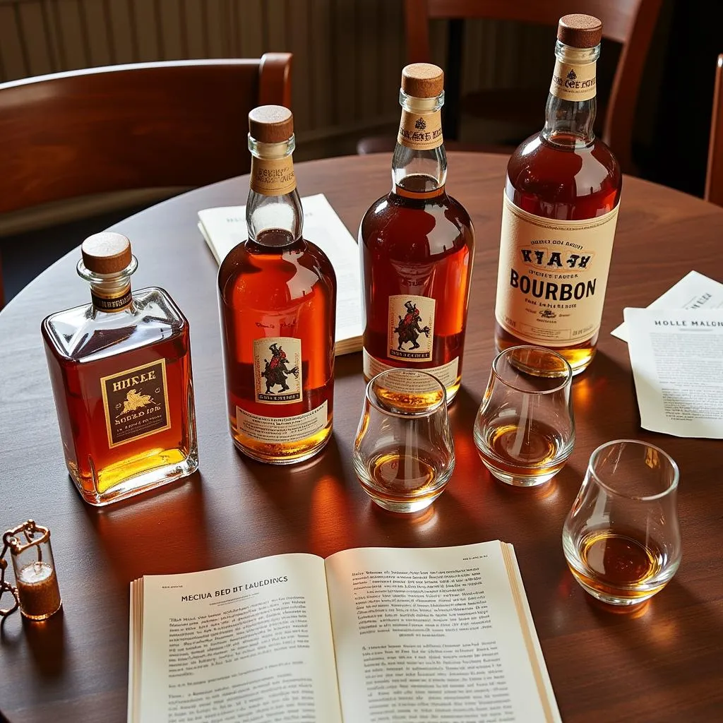 Horse Soldier Bourbon tasting selection with various expressions