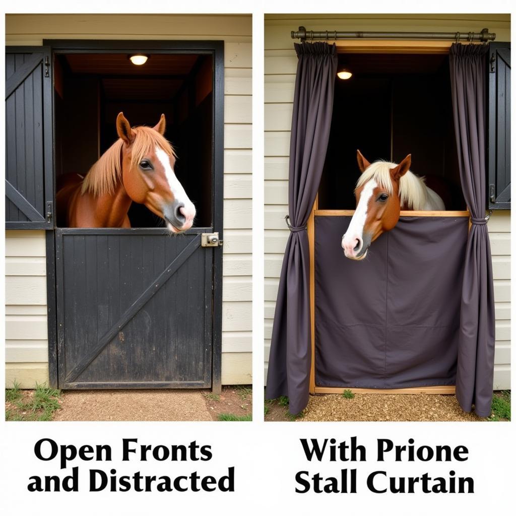 Benefits of Stall Curtains for Horses