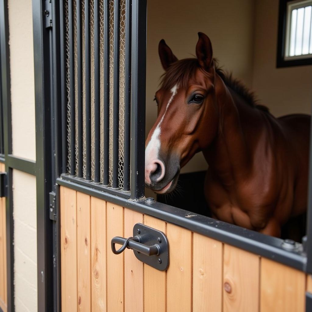 Horse Stall Door with Grill: Ensuring Proper Ventilation