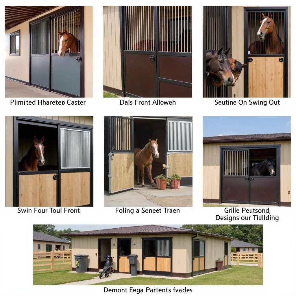 Horse Stall Fronts Design Ideas