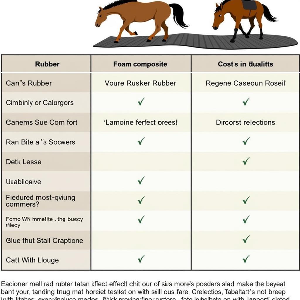 Types of Horse Stall Mats