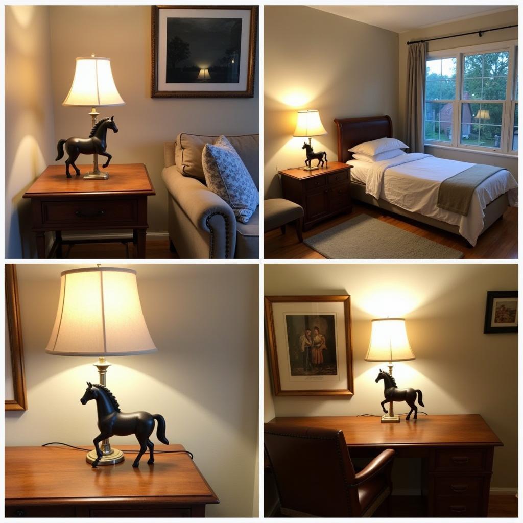 Horse Table Lamp Placement