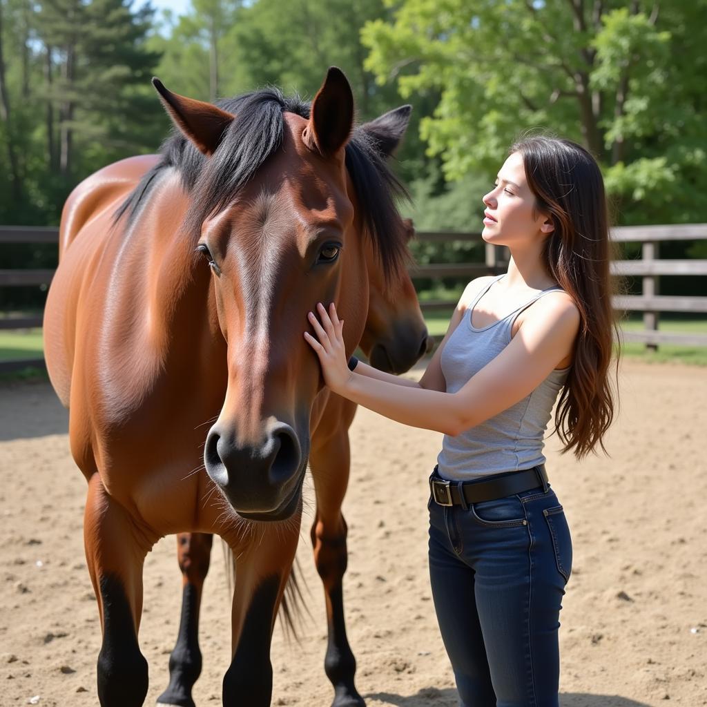 Evaluating a horse's temperament