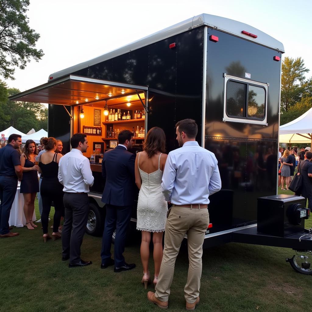 Horse Trailer Bar at an Event